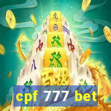 cpf 777 bet